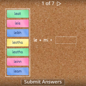 Link to 'Prepositional pronouns 1' word challenge Link to 'Prepositional pronouns 1' word challenge