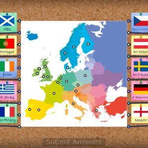 euro_countries Link to 'European Countries' word challenge